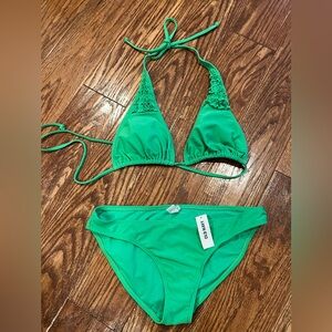 Old Navy Green Bikini Set